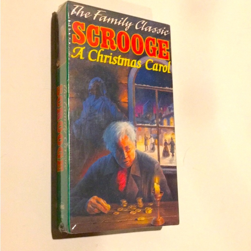 Scrooge A Christmas Carol VHS